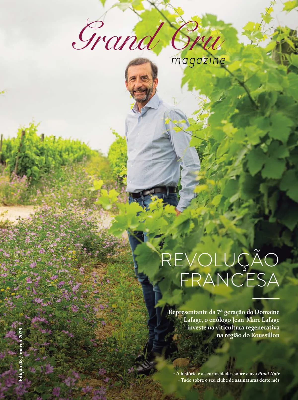 Capa Revista Grand Cru — Março 2025: Revolução francesa