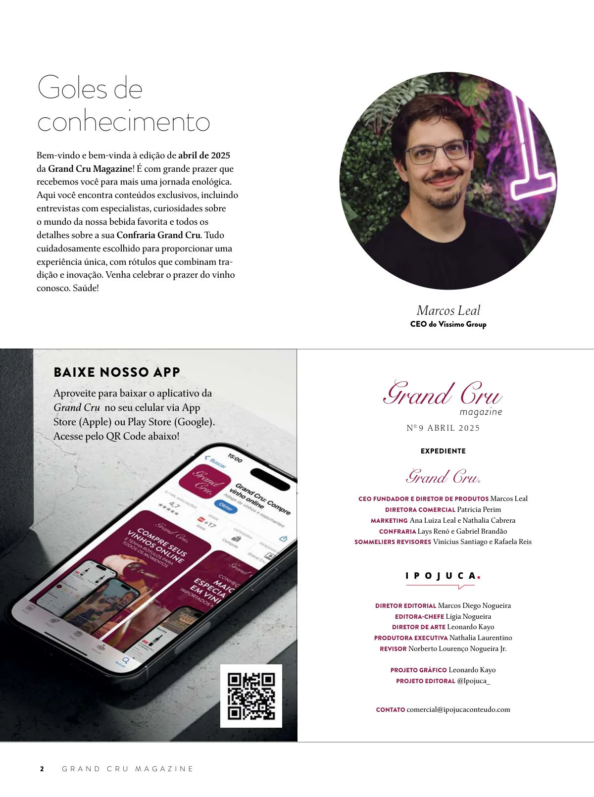 Revista Grand Cru — Abril 2025 — página 2 de 28