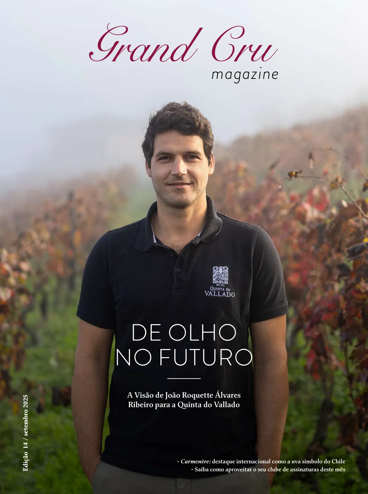 Capa Revista Grand Cru — Setembro 2025: De olho no futuro
