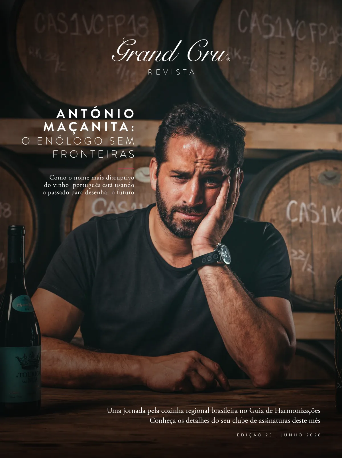 Capa Revista Grand Cru — Junho 2026: António Maçanita, sem fronteiras