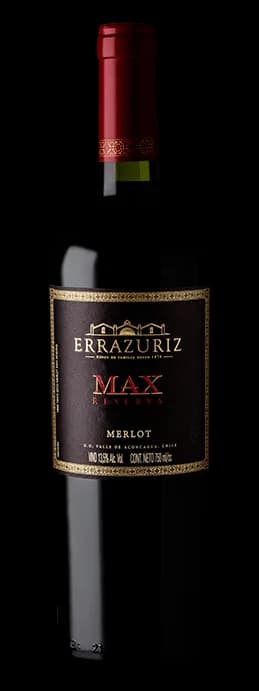 Garrafa de Max Merlot, Errazuriz